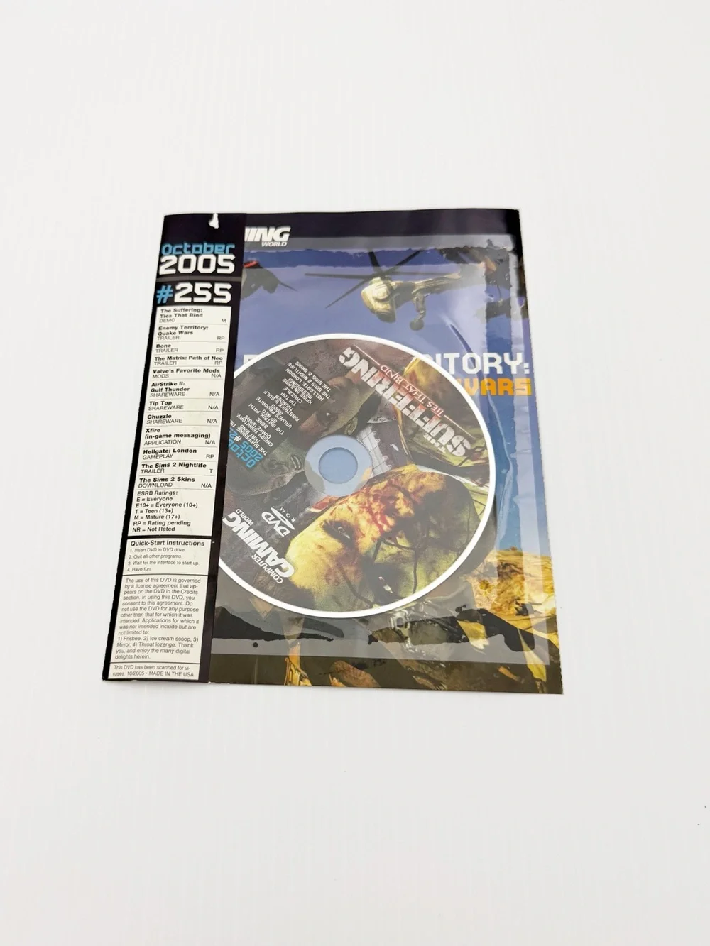 Computer Gaming World The Suffering 2 October 2005 PC Game Demo Disc